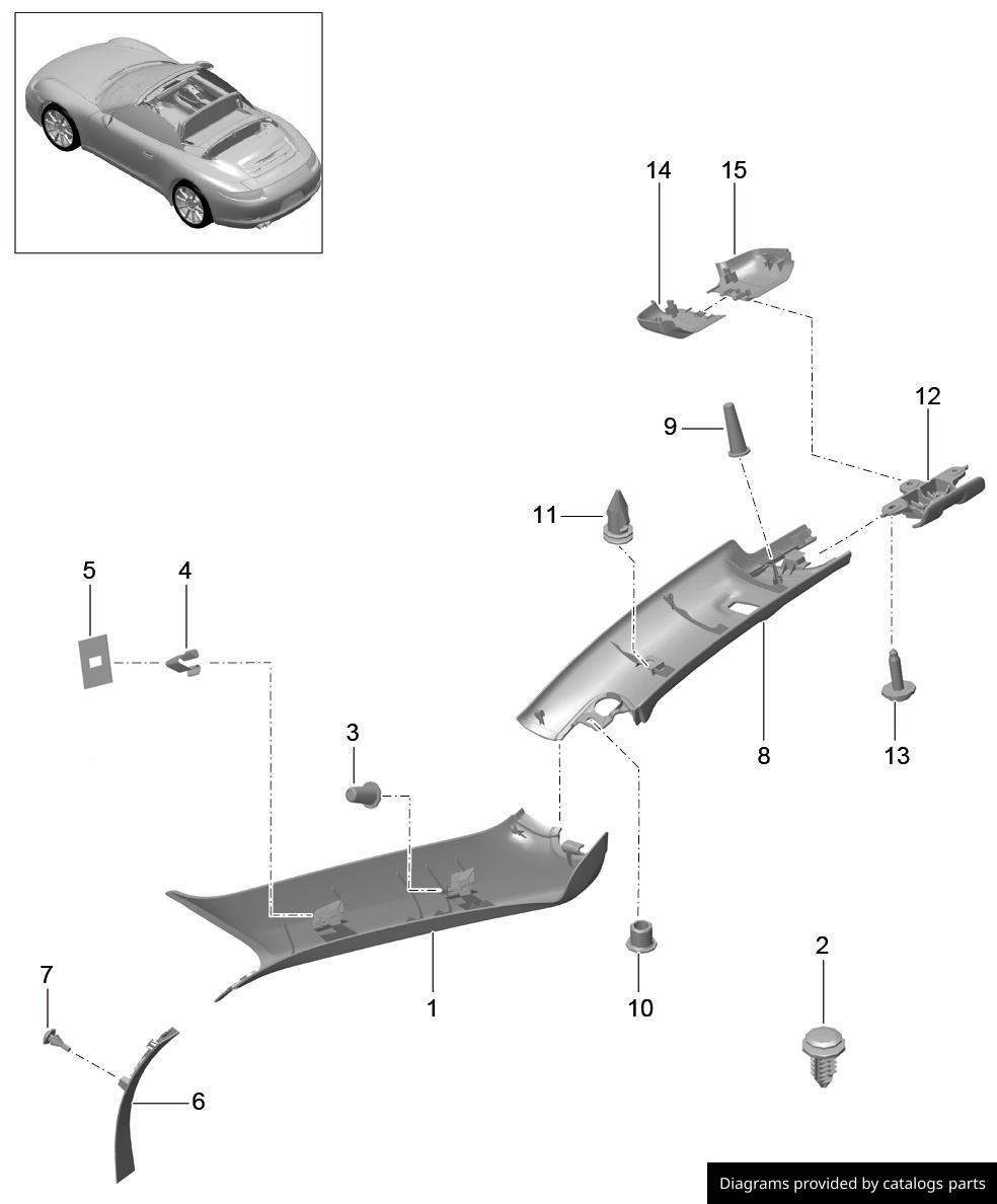 Car part diagram