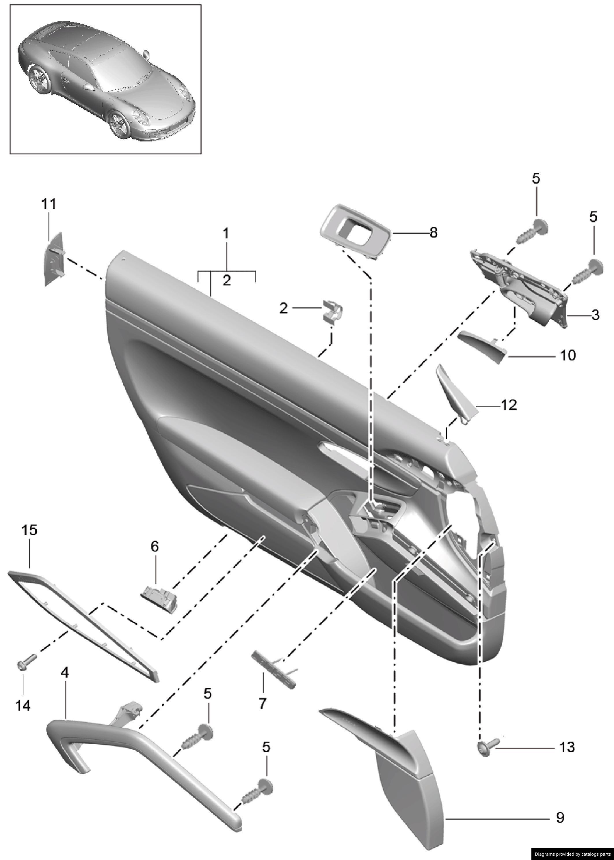 Car part diagram