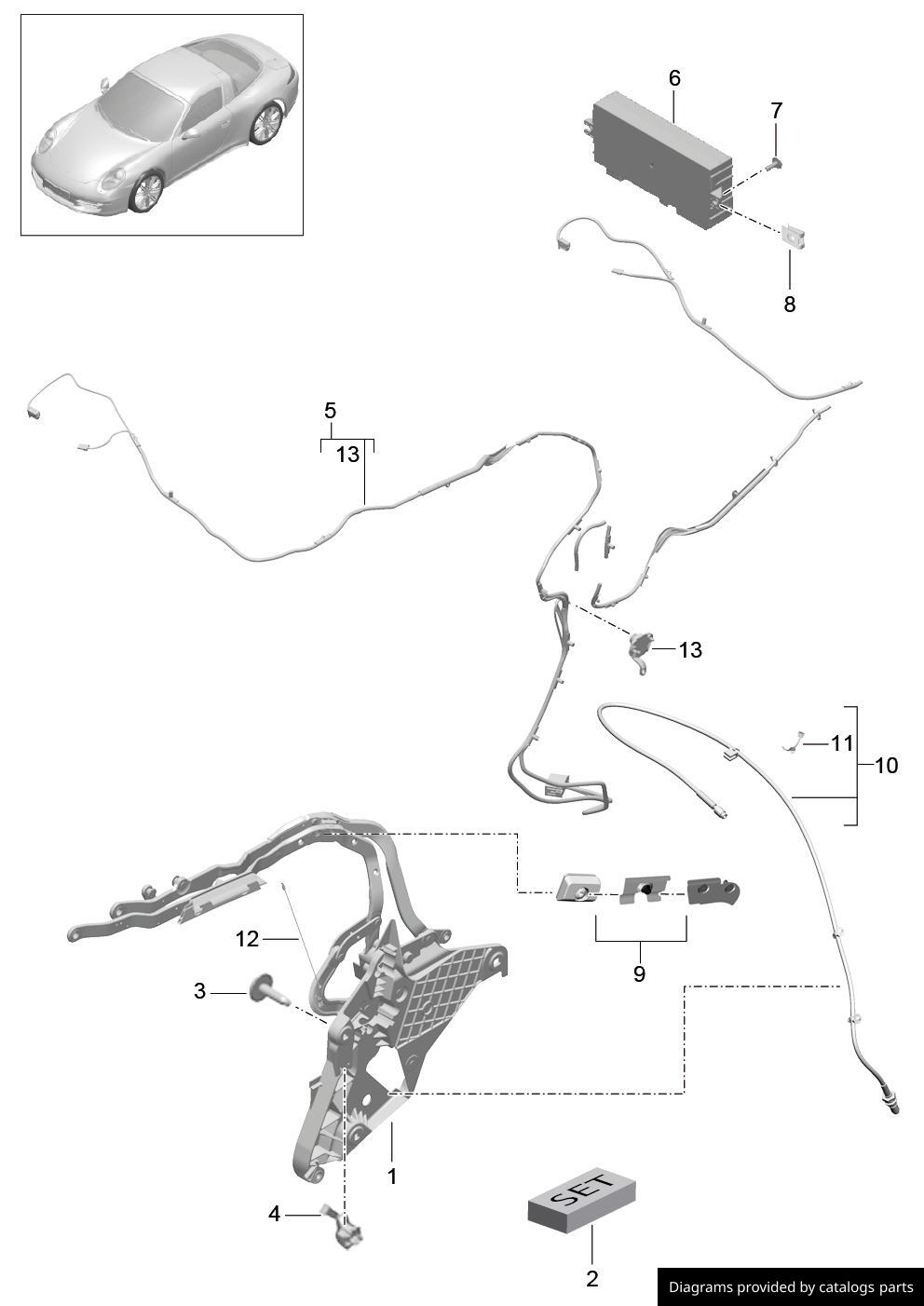 Car part diagram