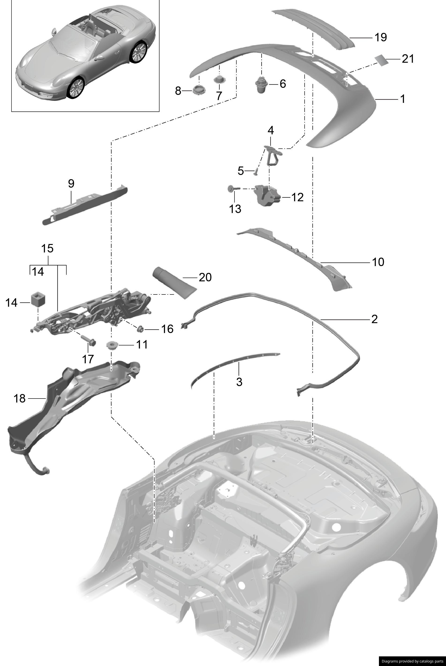 Car part diagram