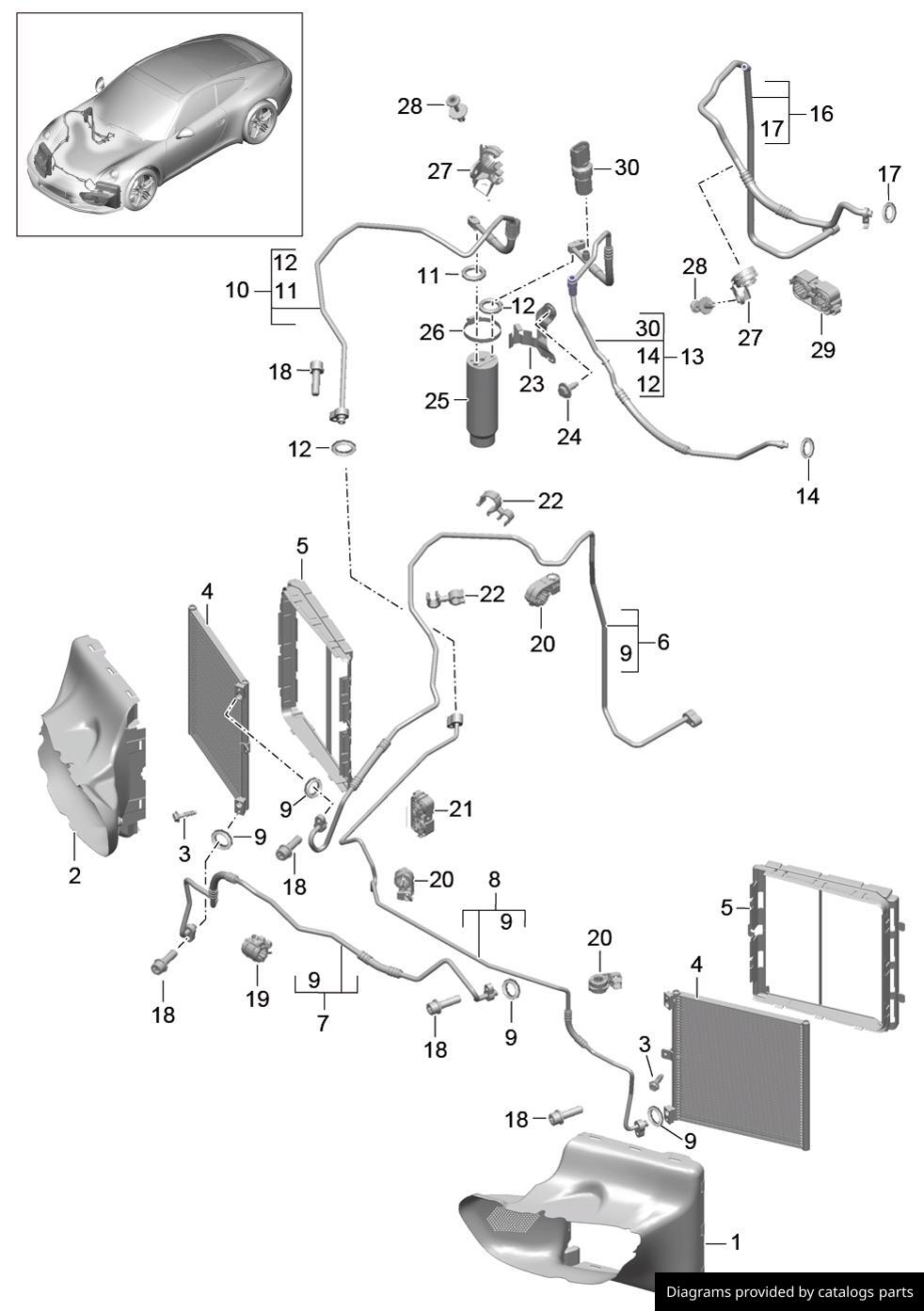 Car part diagram