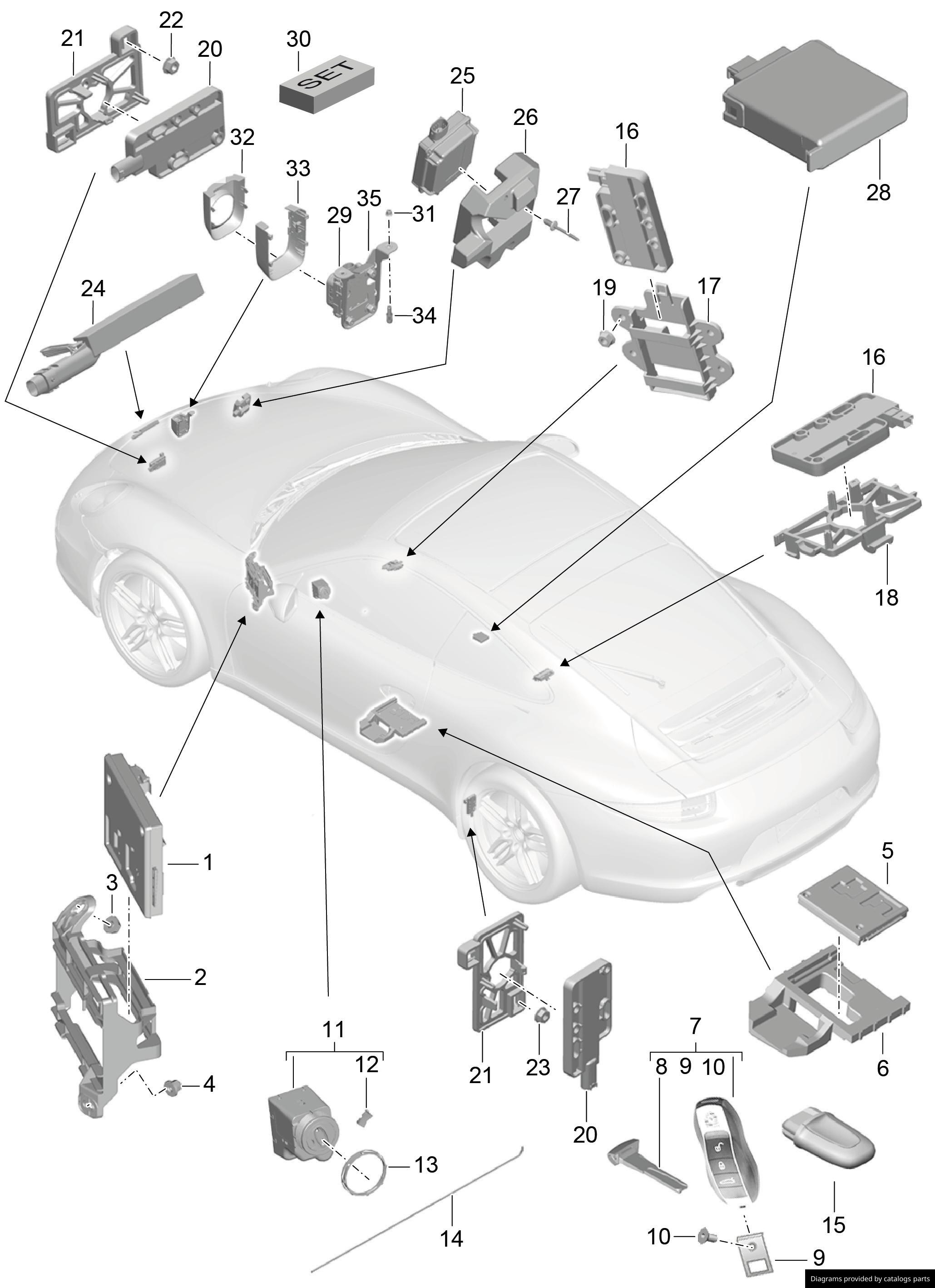 Car part diagram