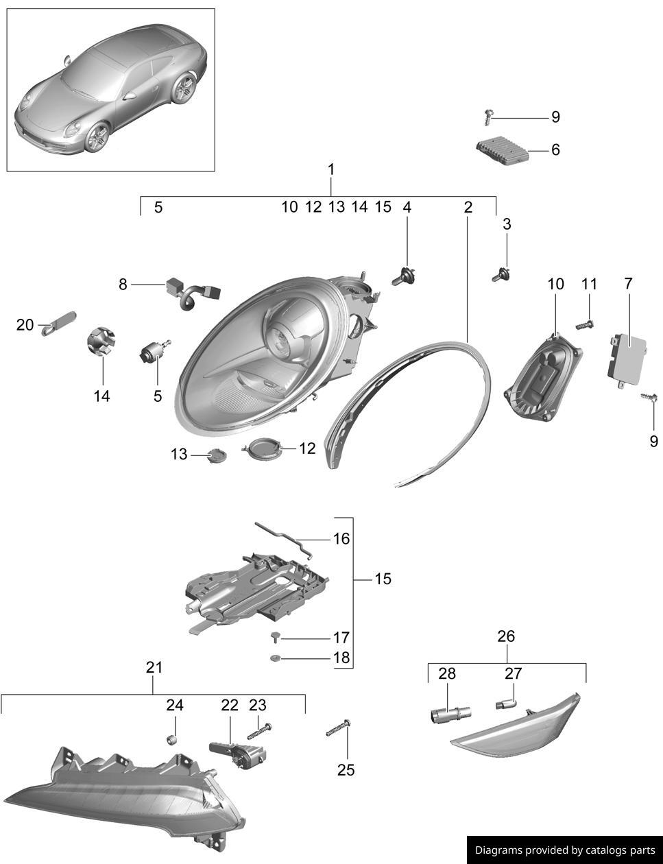 Car part diagram
