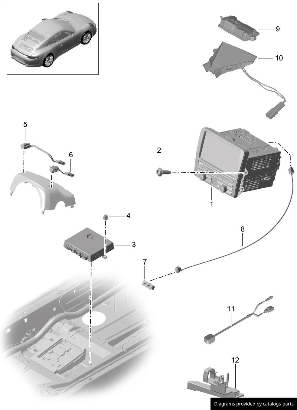 Car part diagram