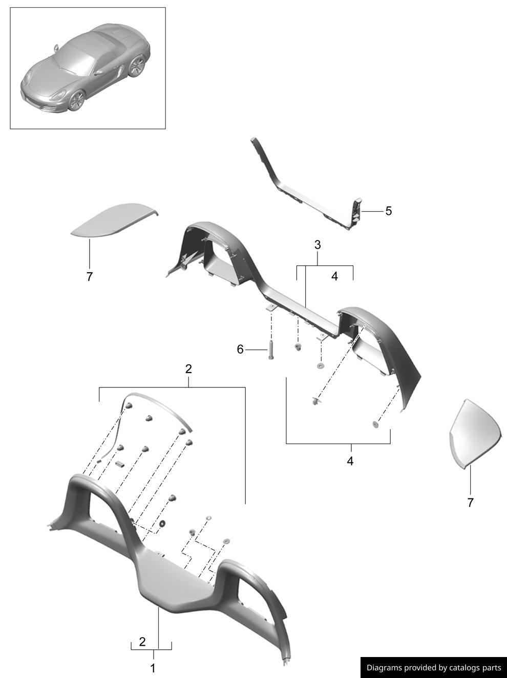Car part diagram