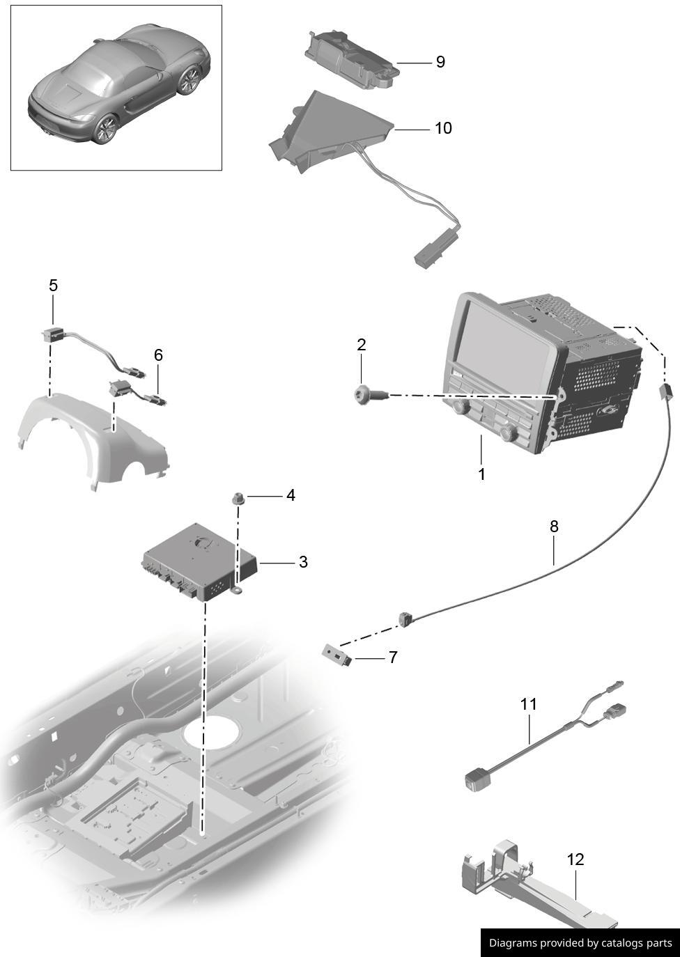 Car part diagram