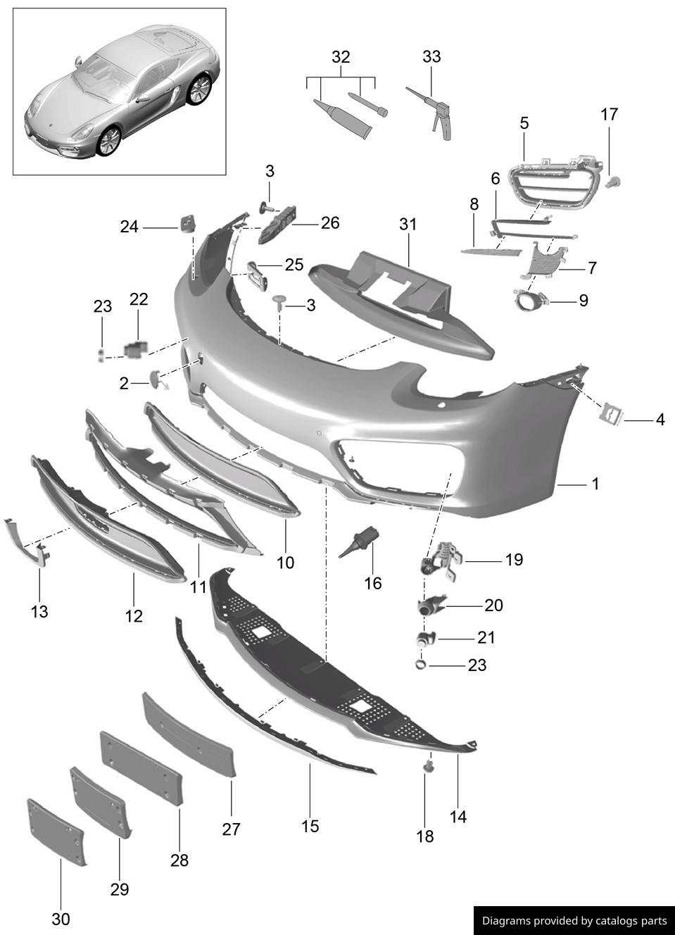 Car part diagram
