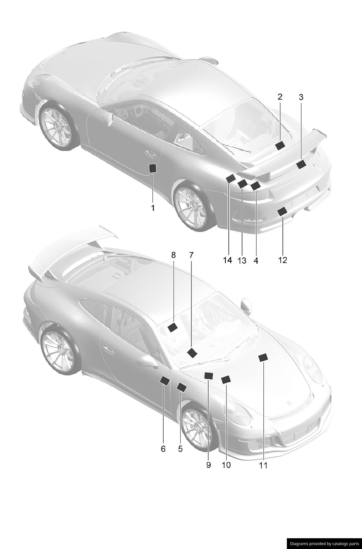 Car part diagram
