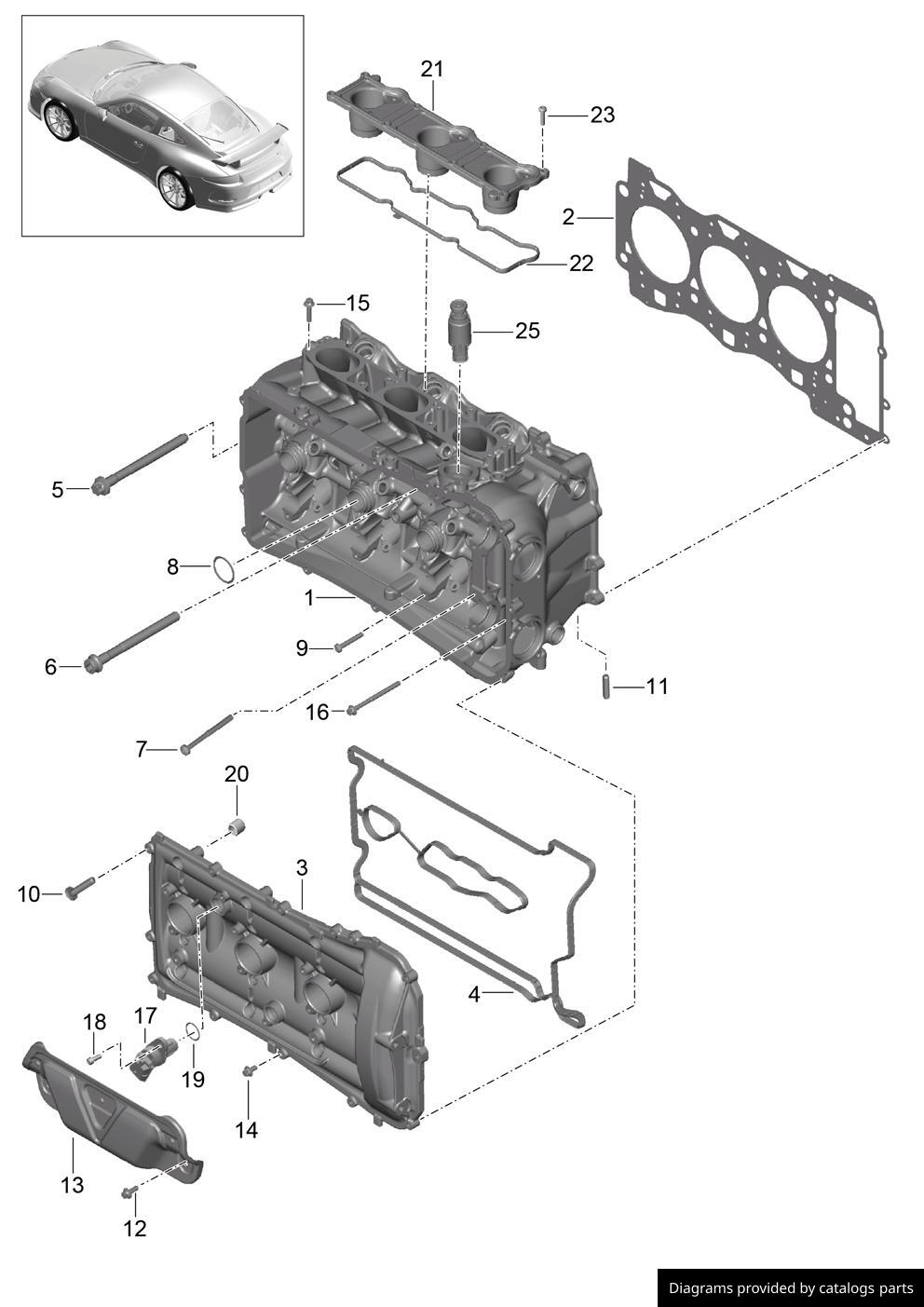 Car part diagram