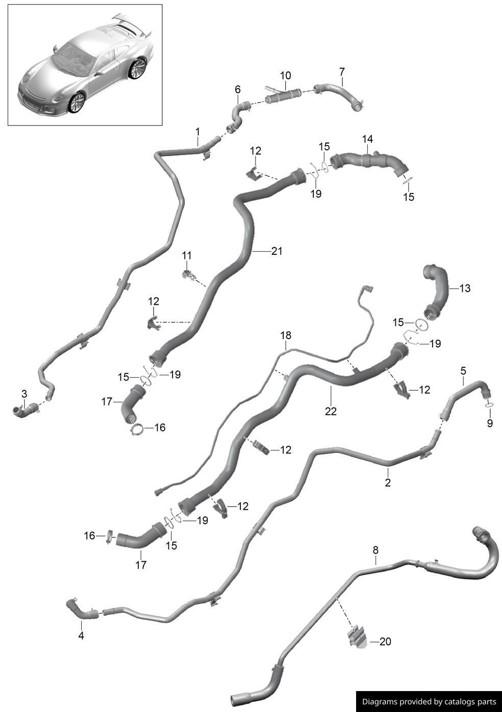 Car part diagram