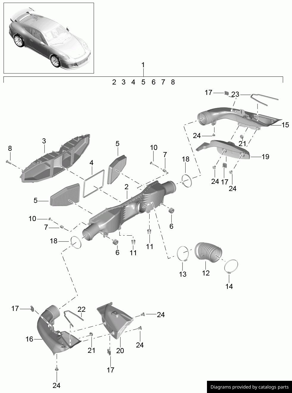 Car part diagram