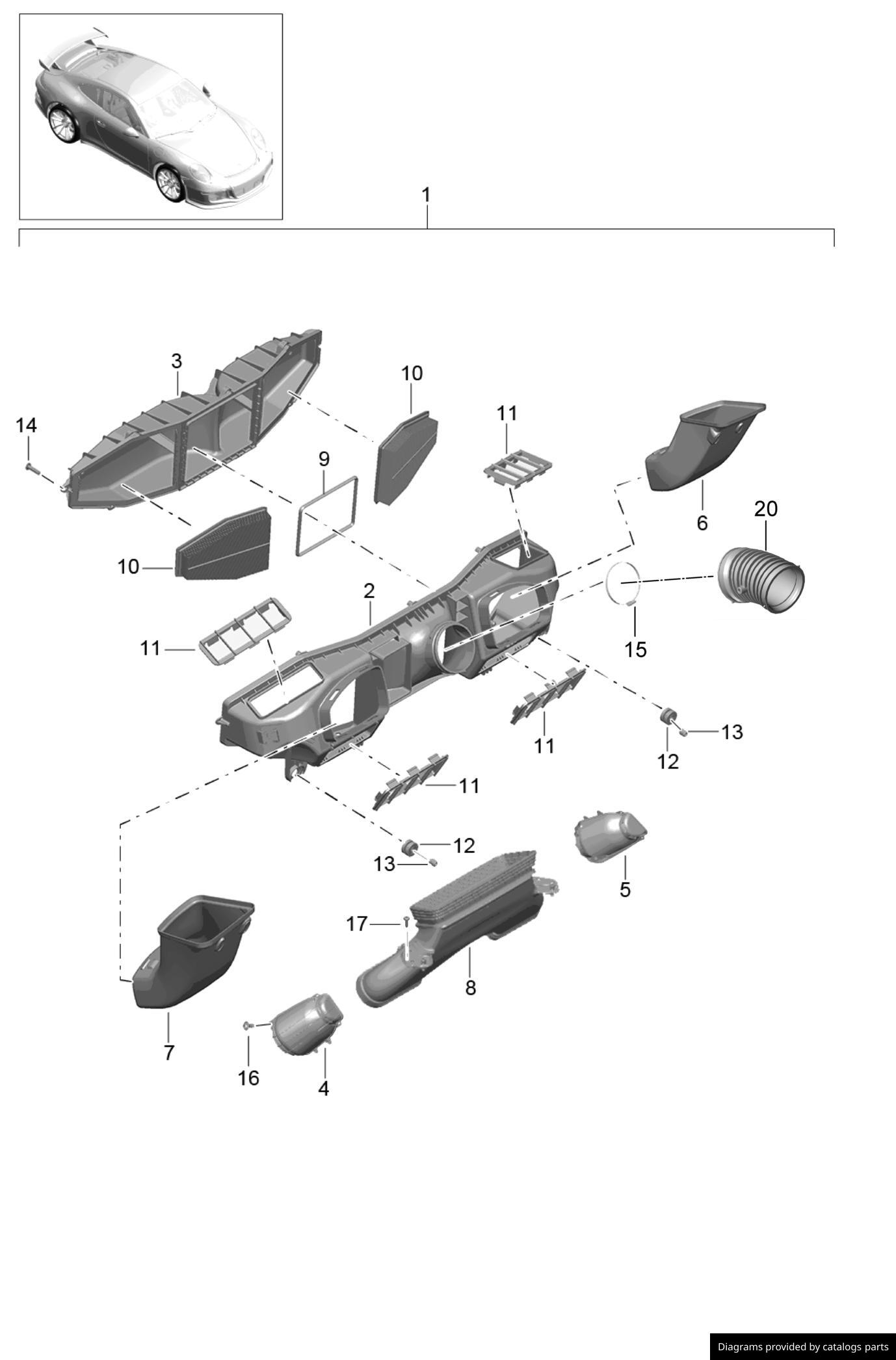 Car part diagram