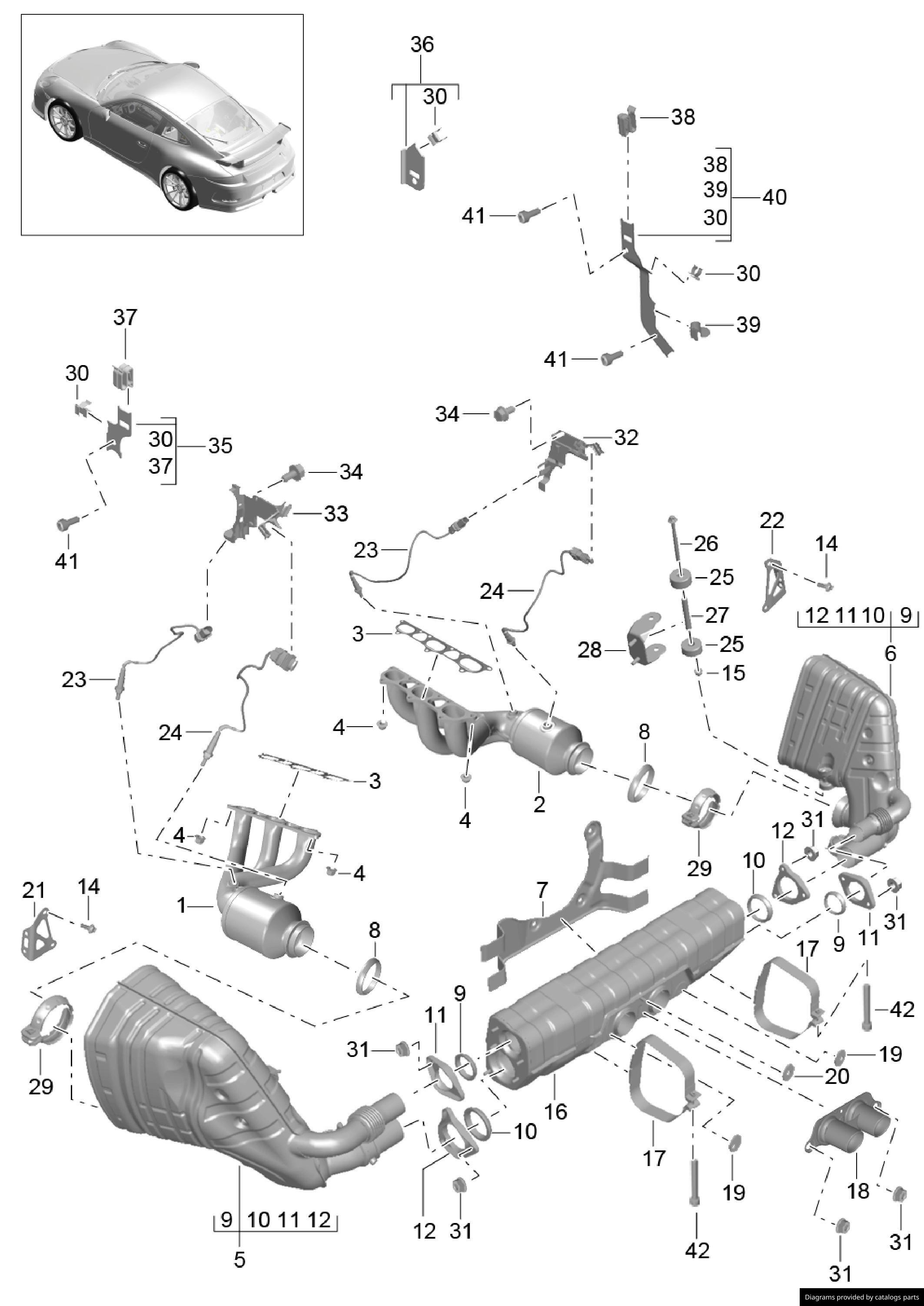 Car part diagram