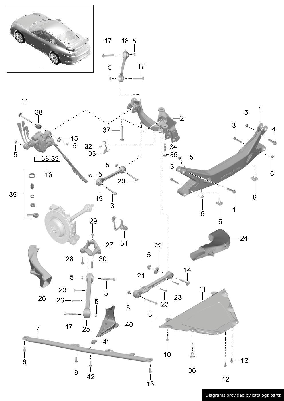 Car part diagram