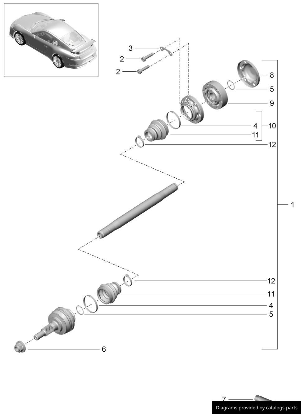 Car part diagram