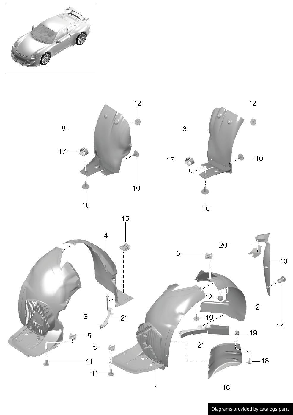 Car part diagram