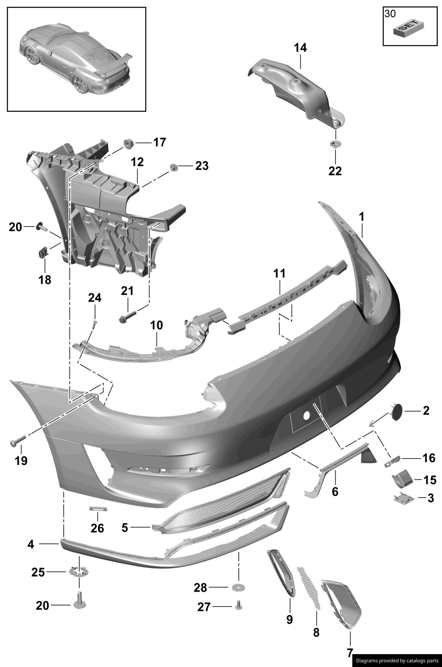 Car part diagram