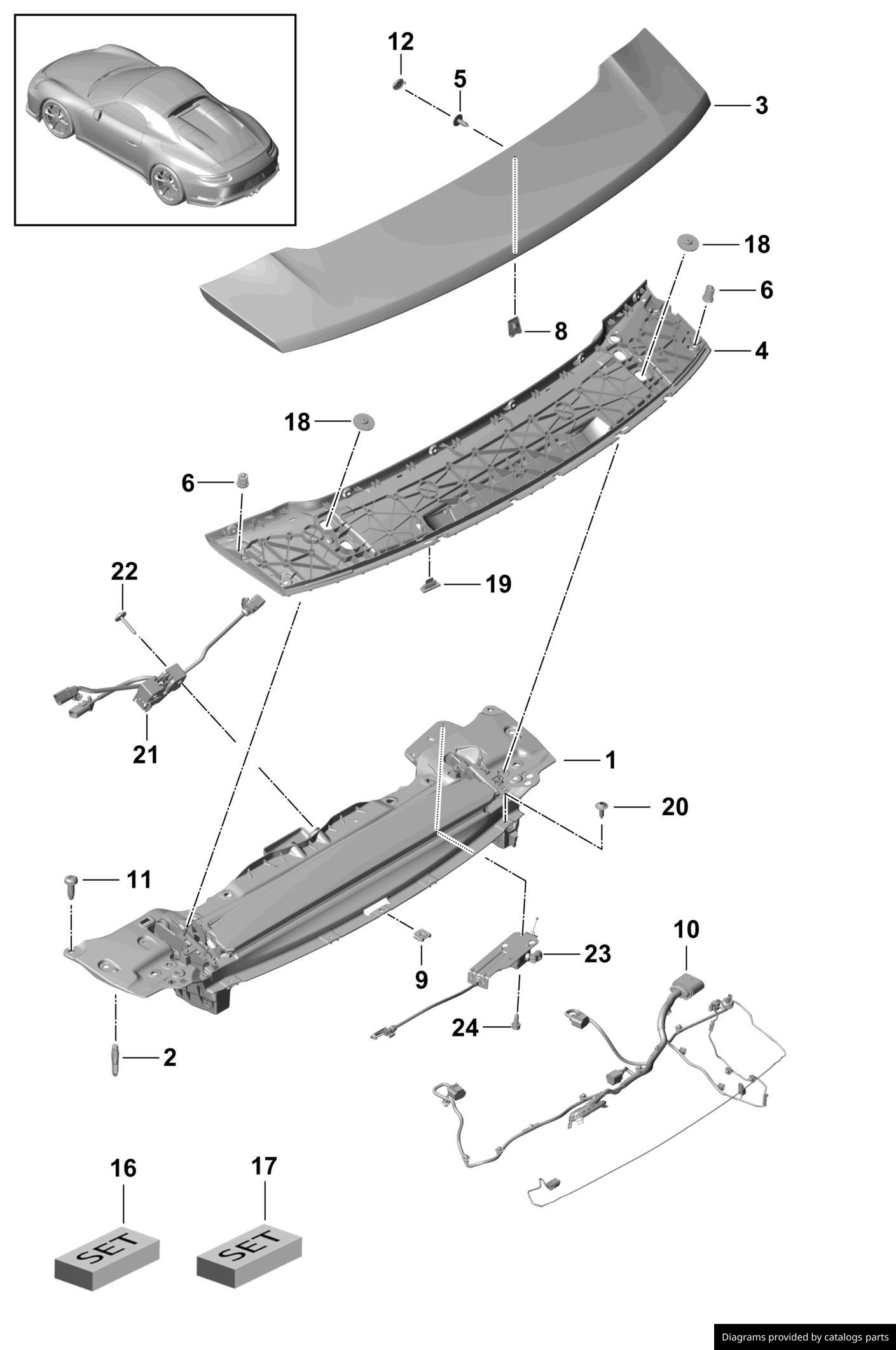Car part diagram