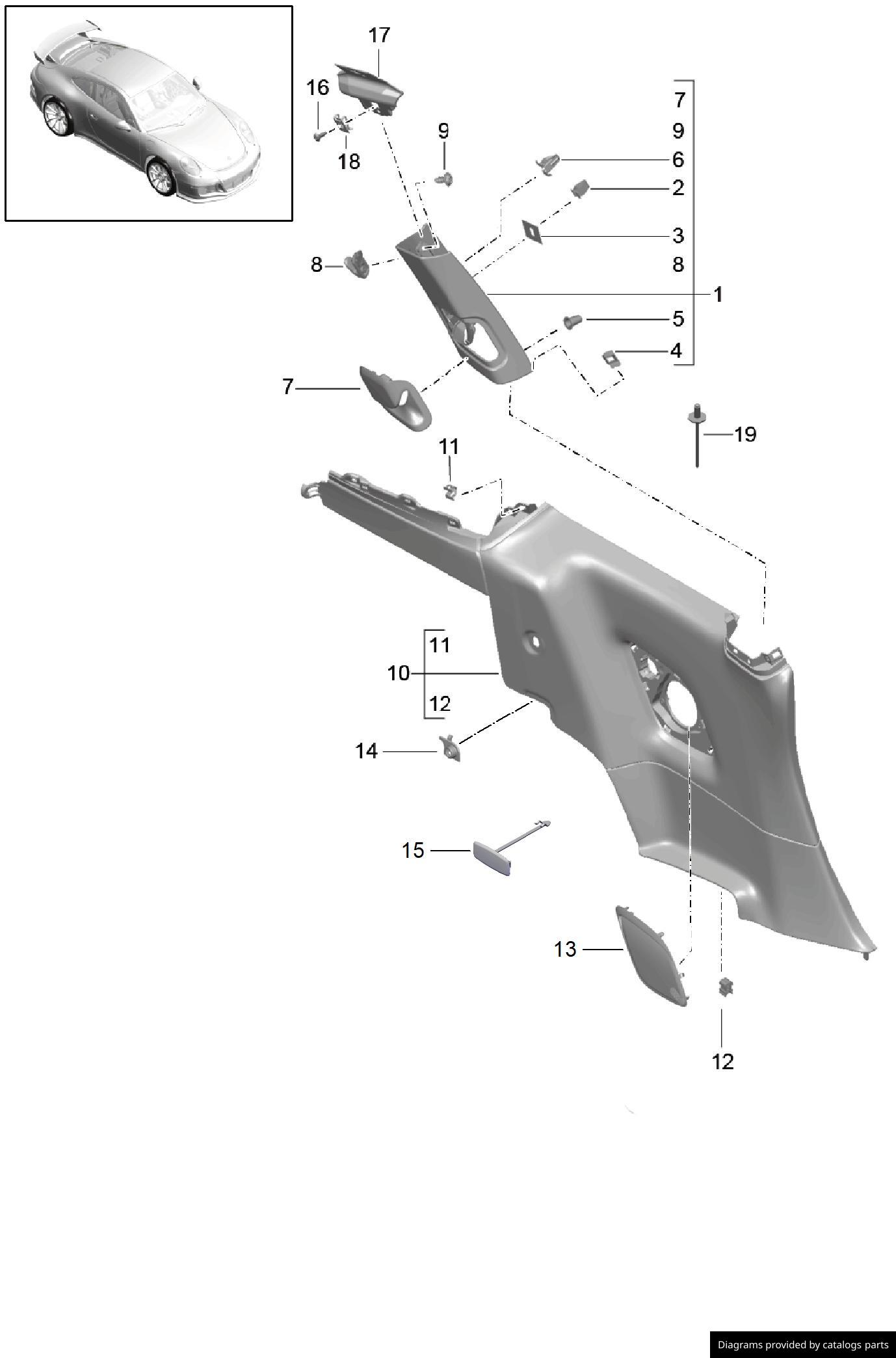 Car part diagram