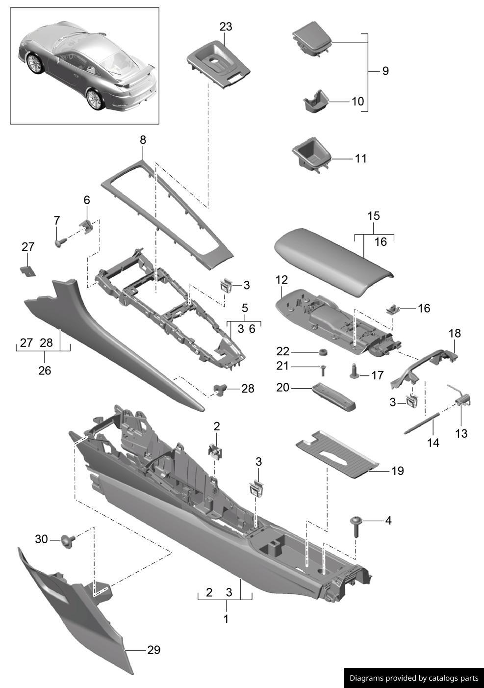 Car part diagram