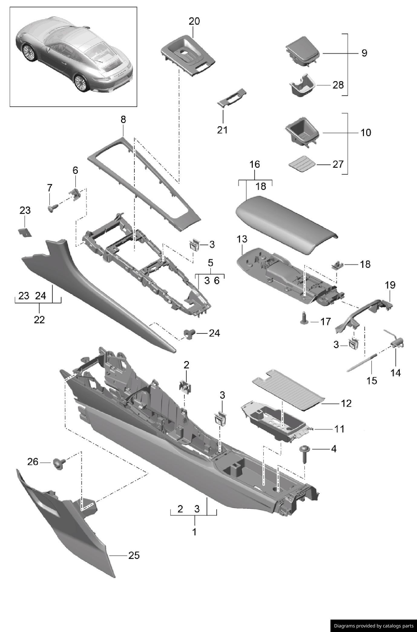 Car part diagram