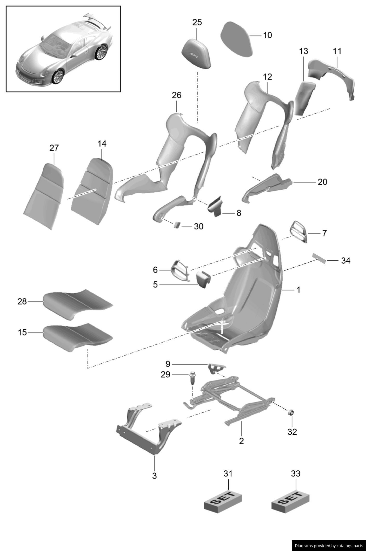 Car part diagram