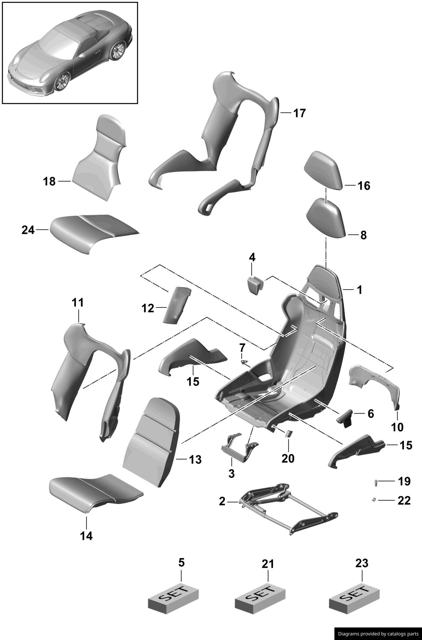 Car part diagram