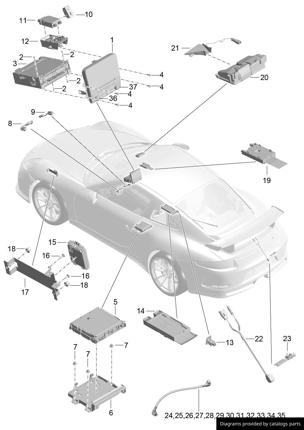 Car part diagram
