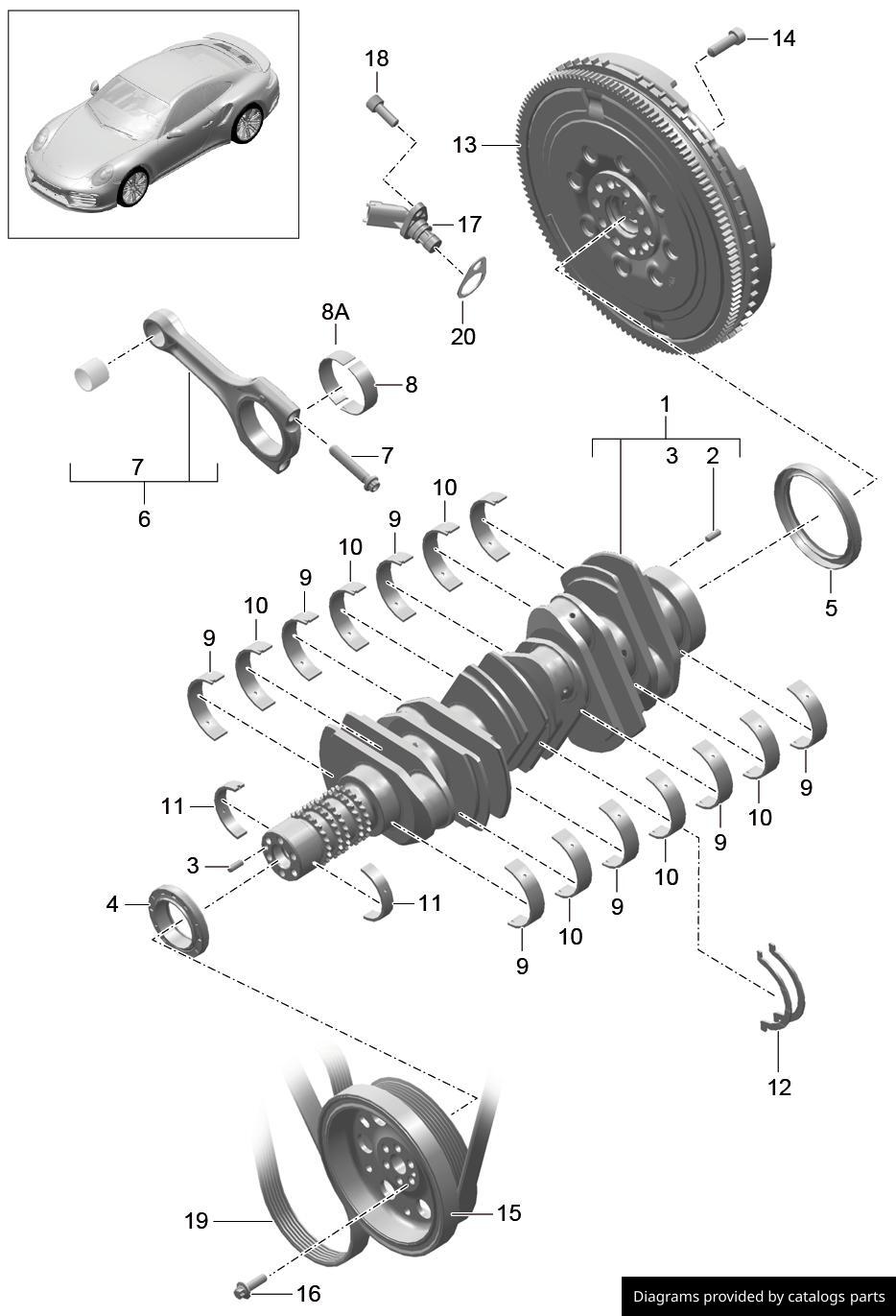 Car part diagram