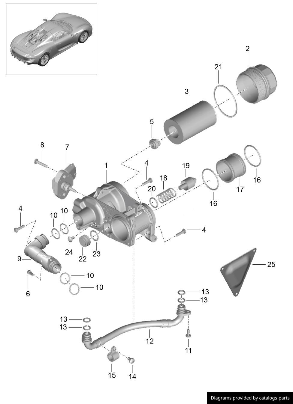 Car part diagram