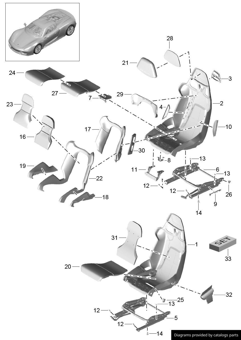Car part diagram