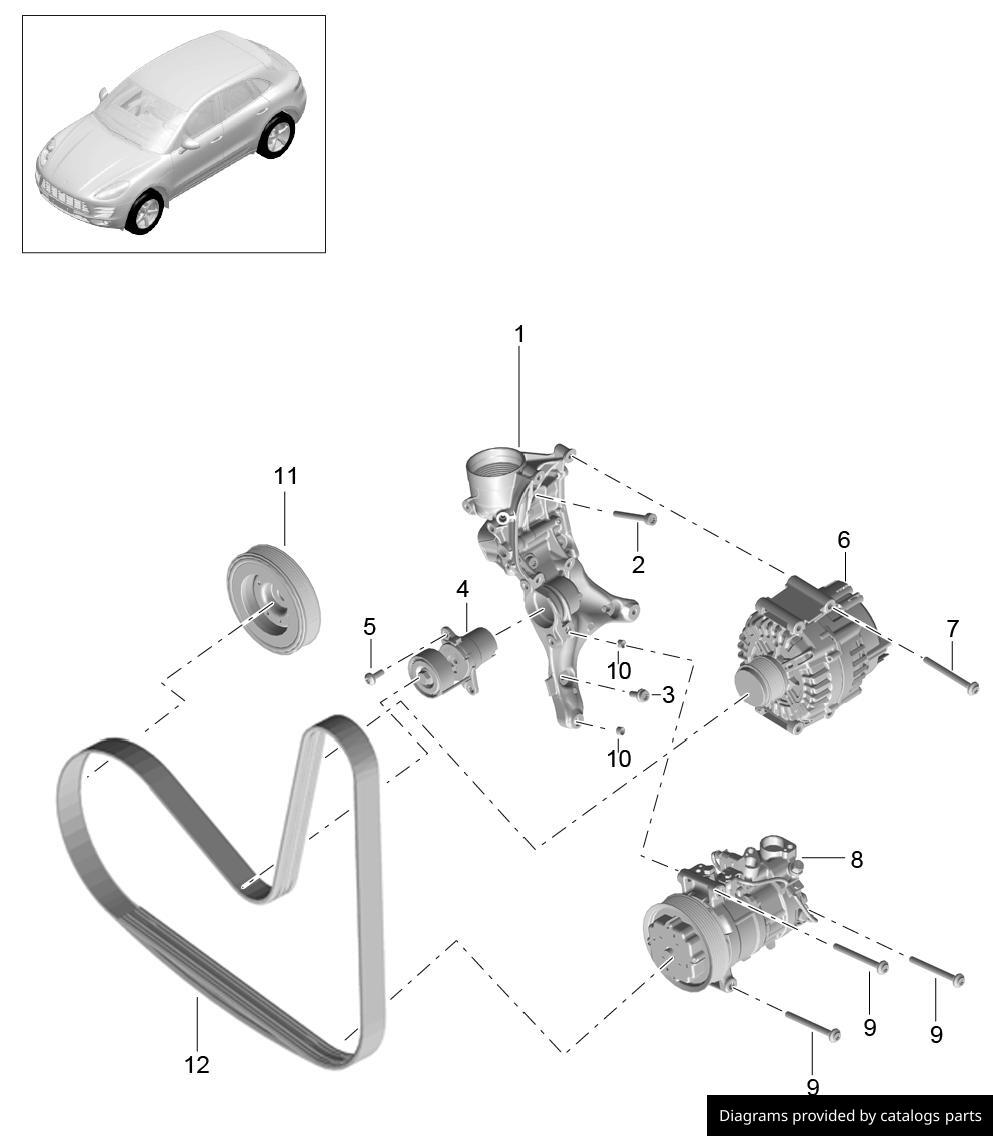 Car part diagram