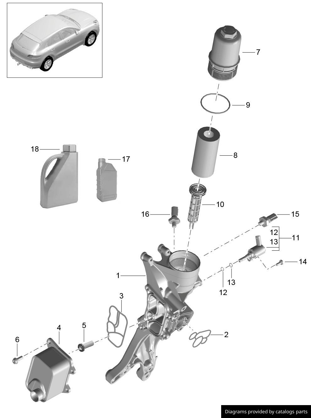 Car part diagram