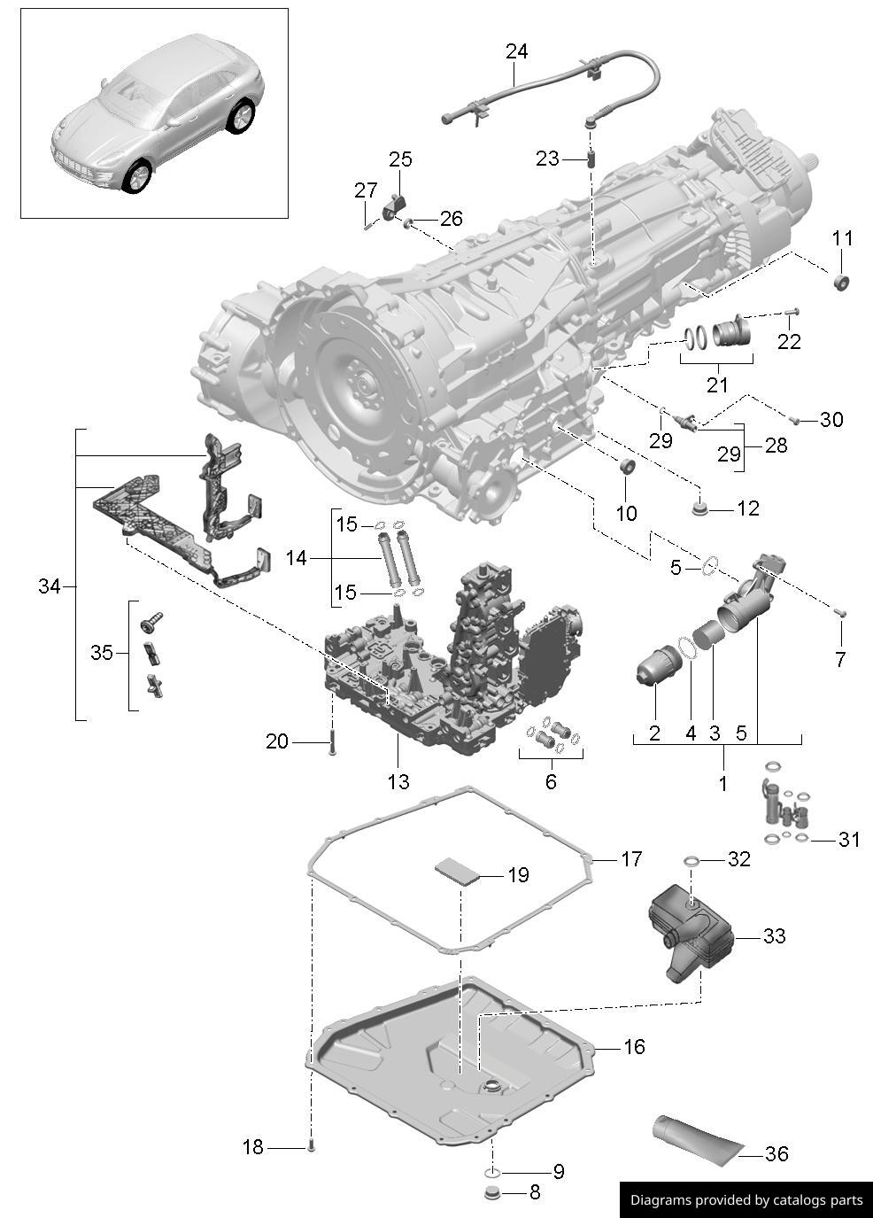 Car part diagram
