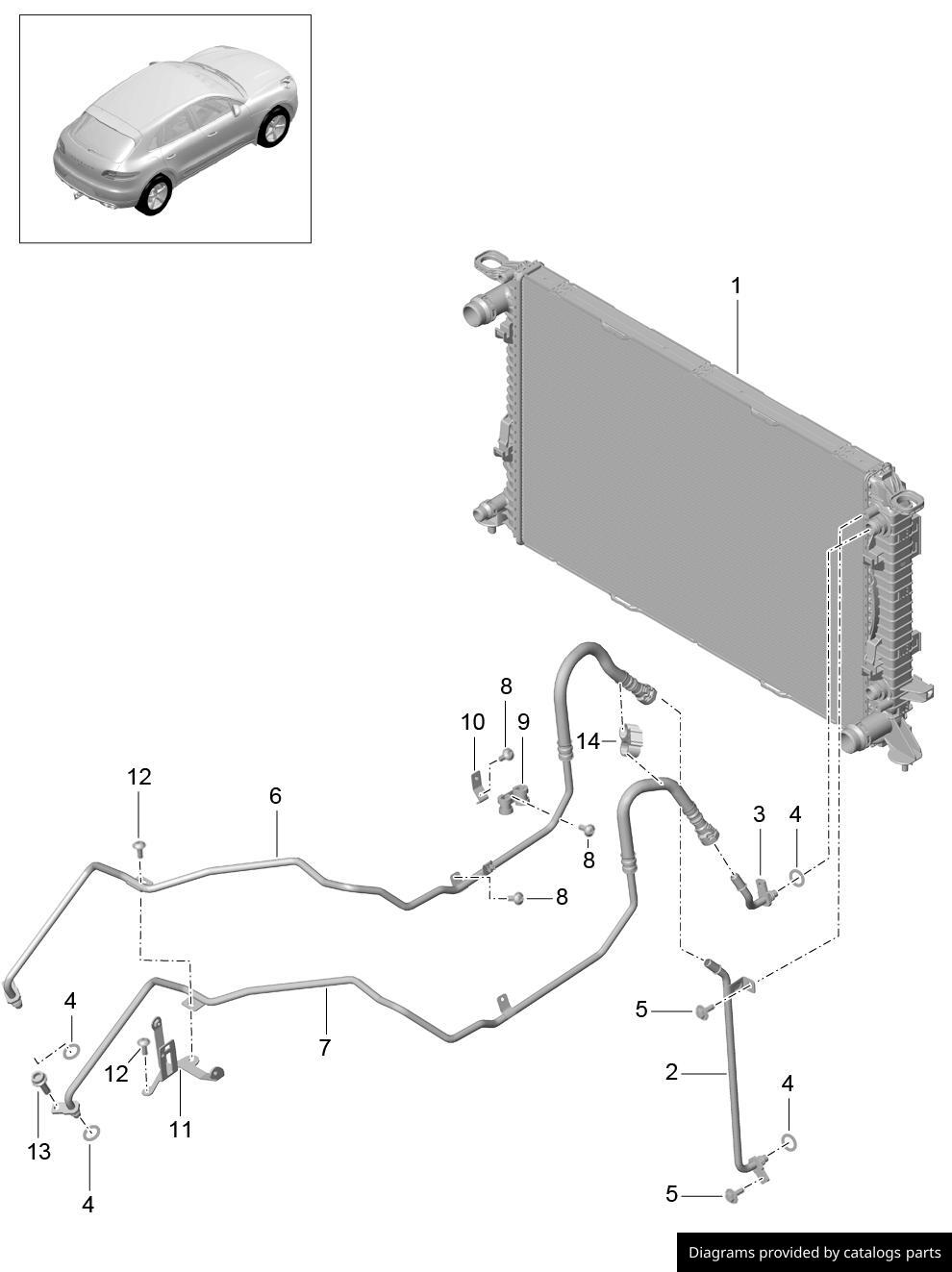 Car part diagram