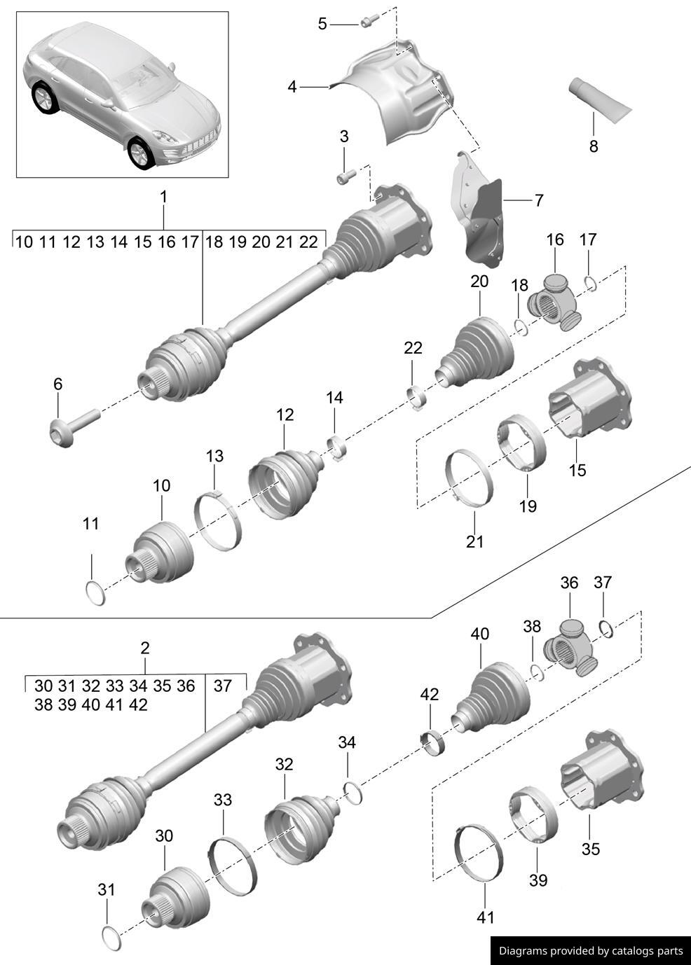 Car part diagram