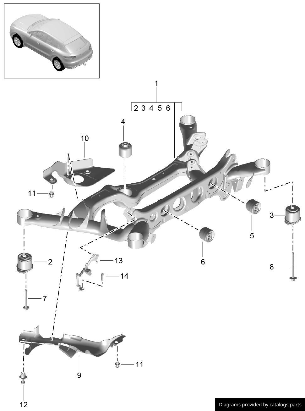 Car part diagram
