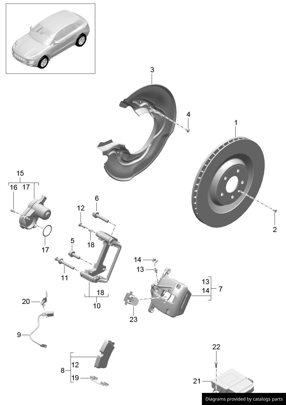Car part diagram