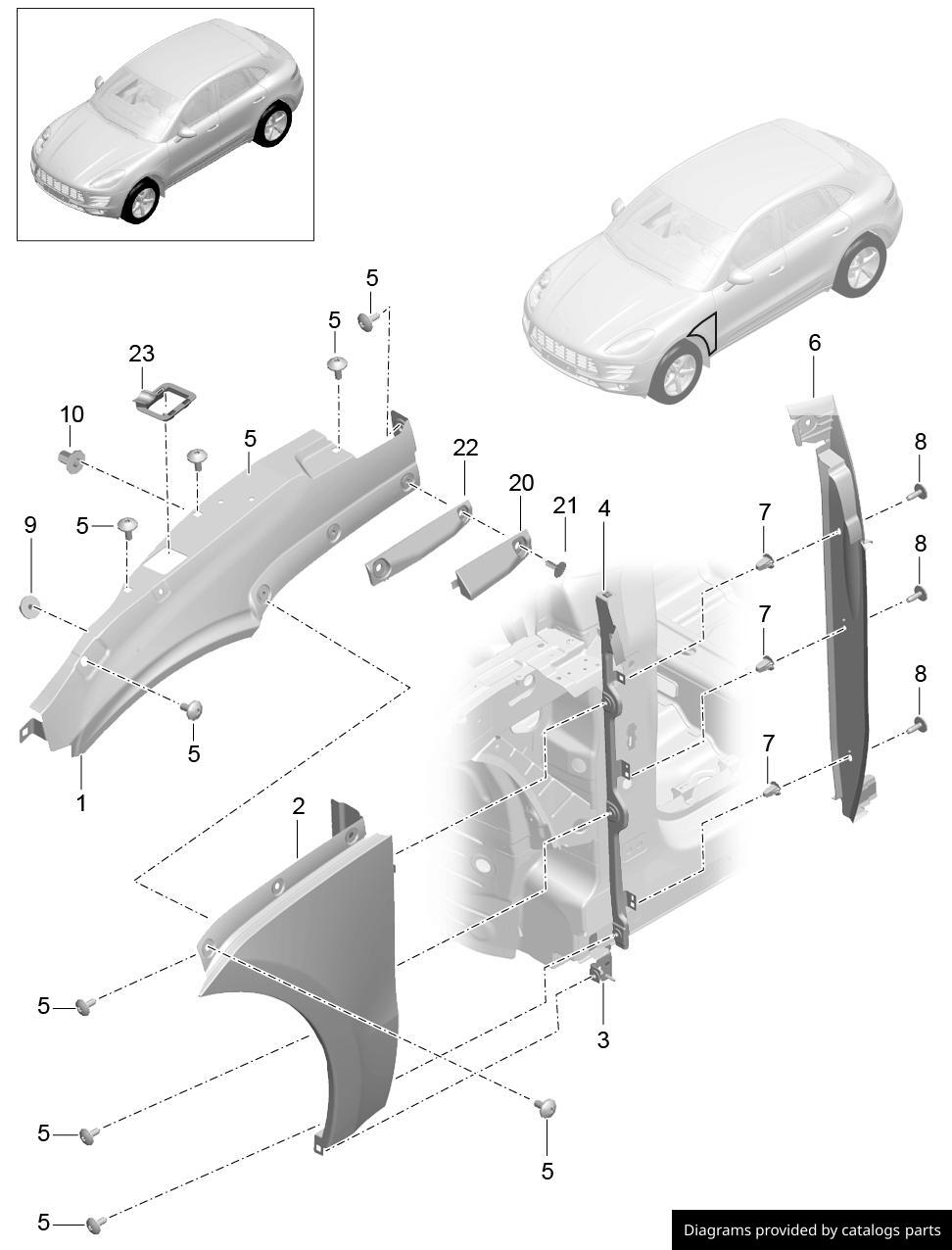 Car part diagram