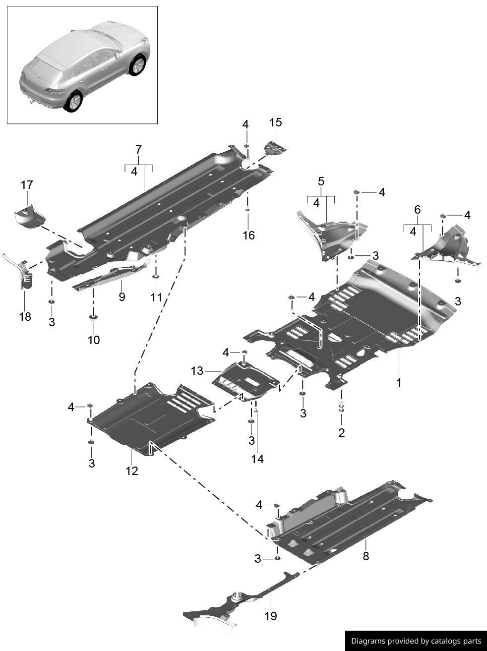 Car part diagram