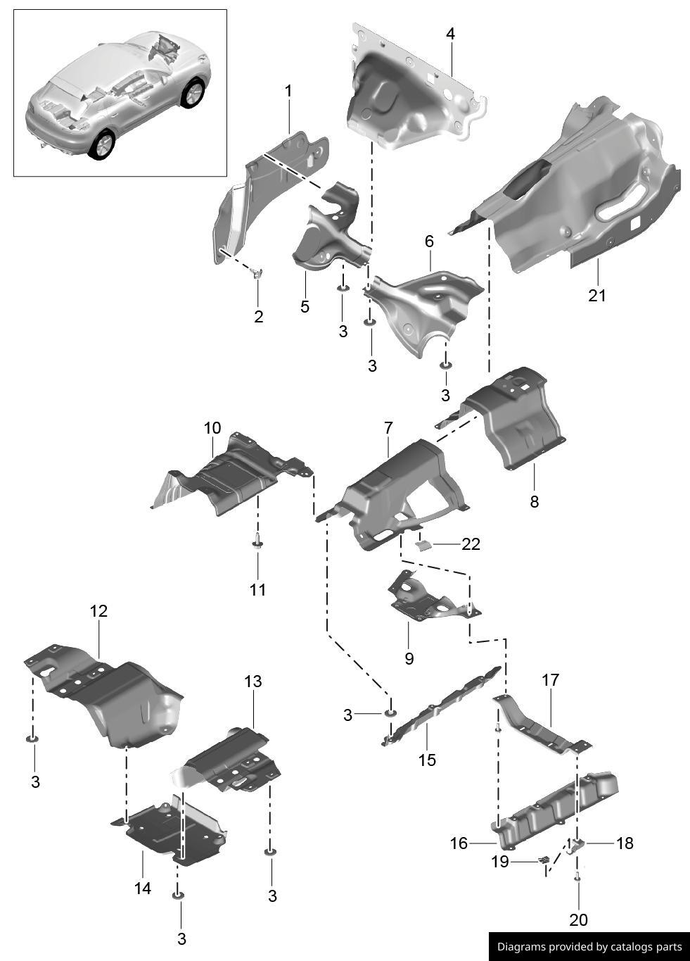 Car part diagram