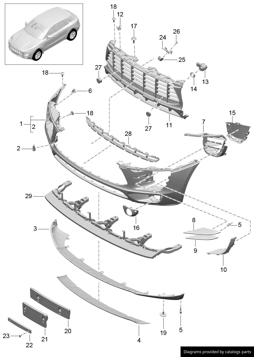 Car part diagram