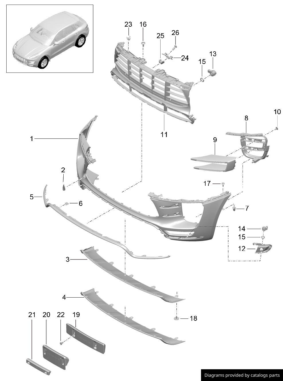 Car part diagram