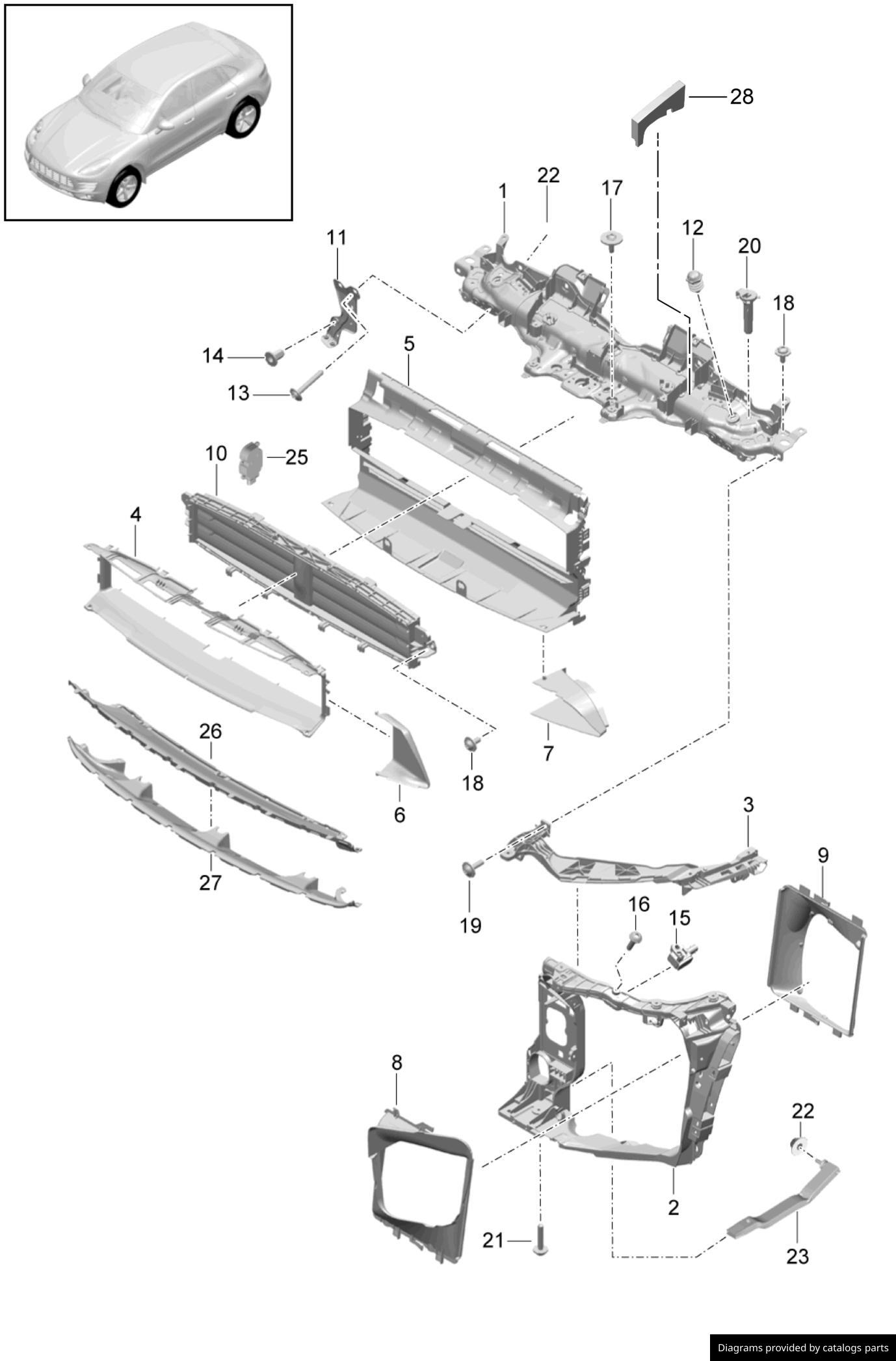 Car part diagram