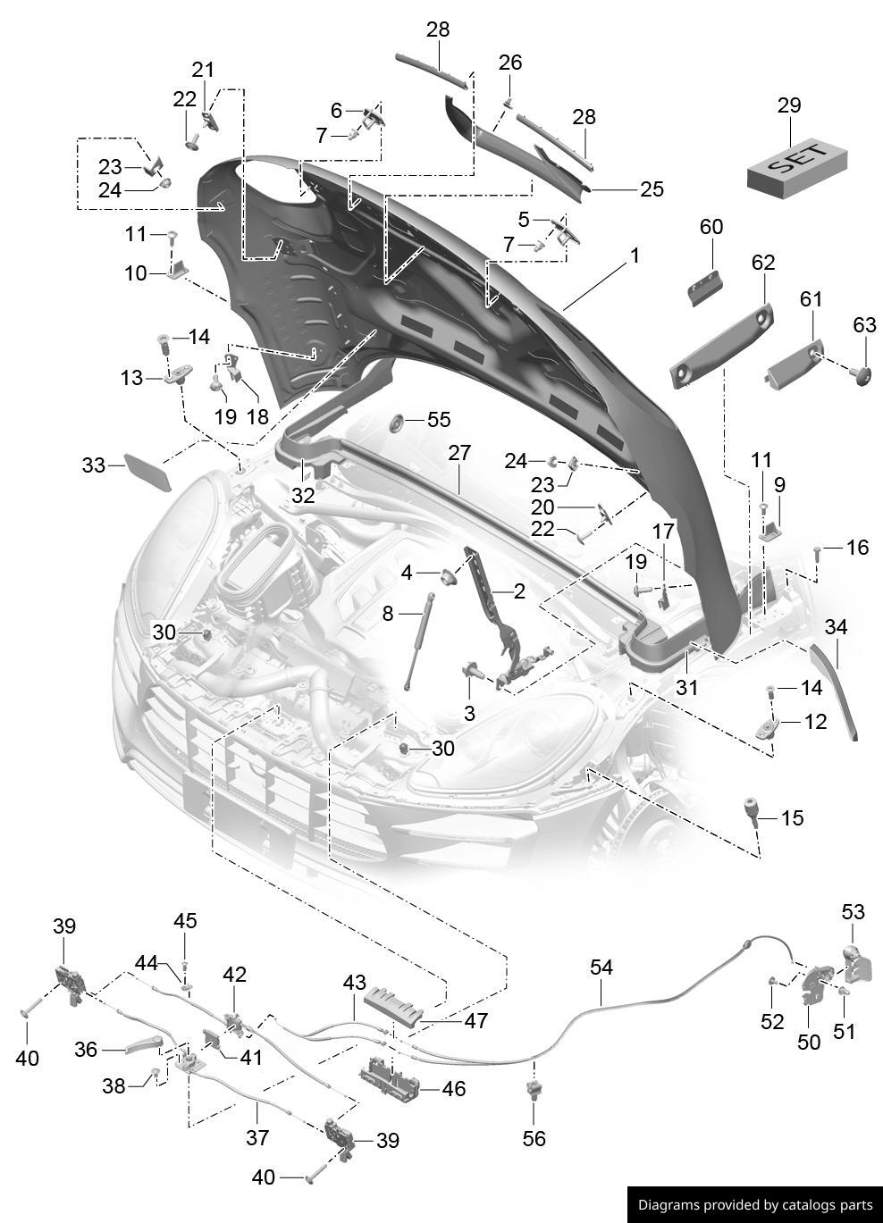 Car part diagram