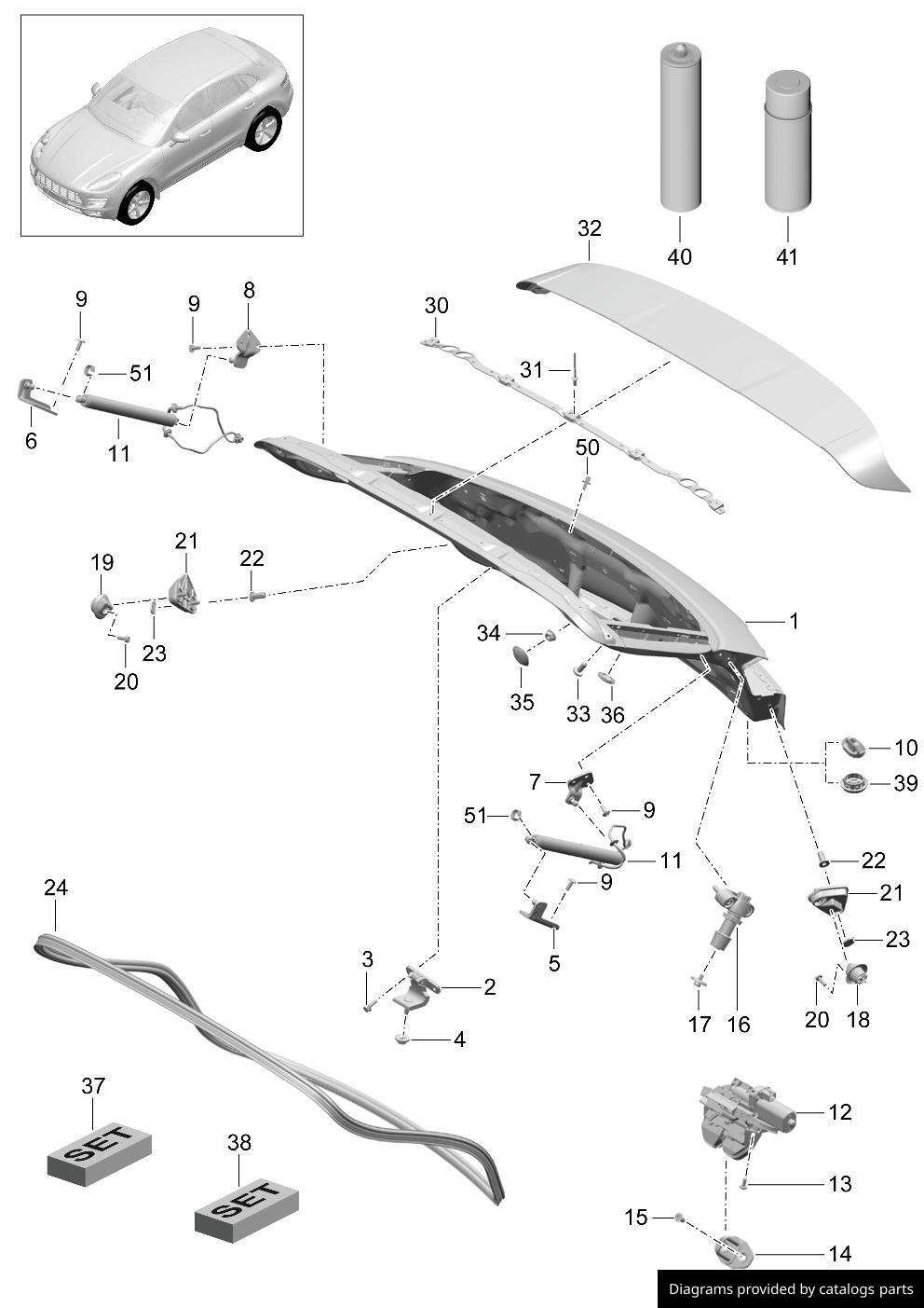 Car part diagram