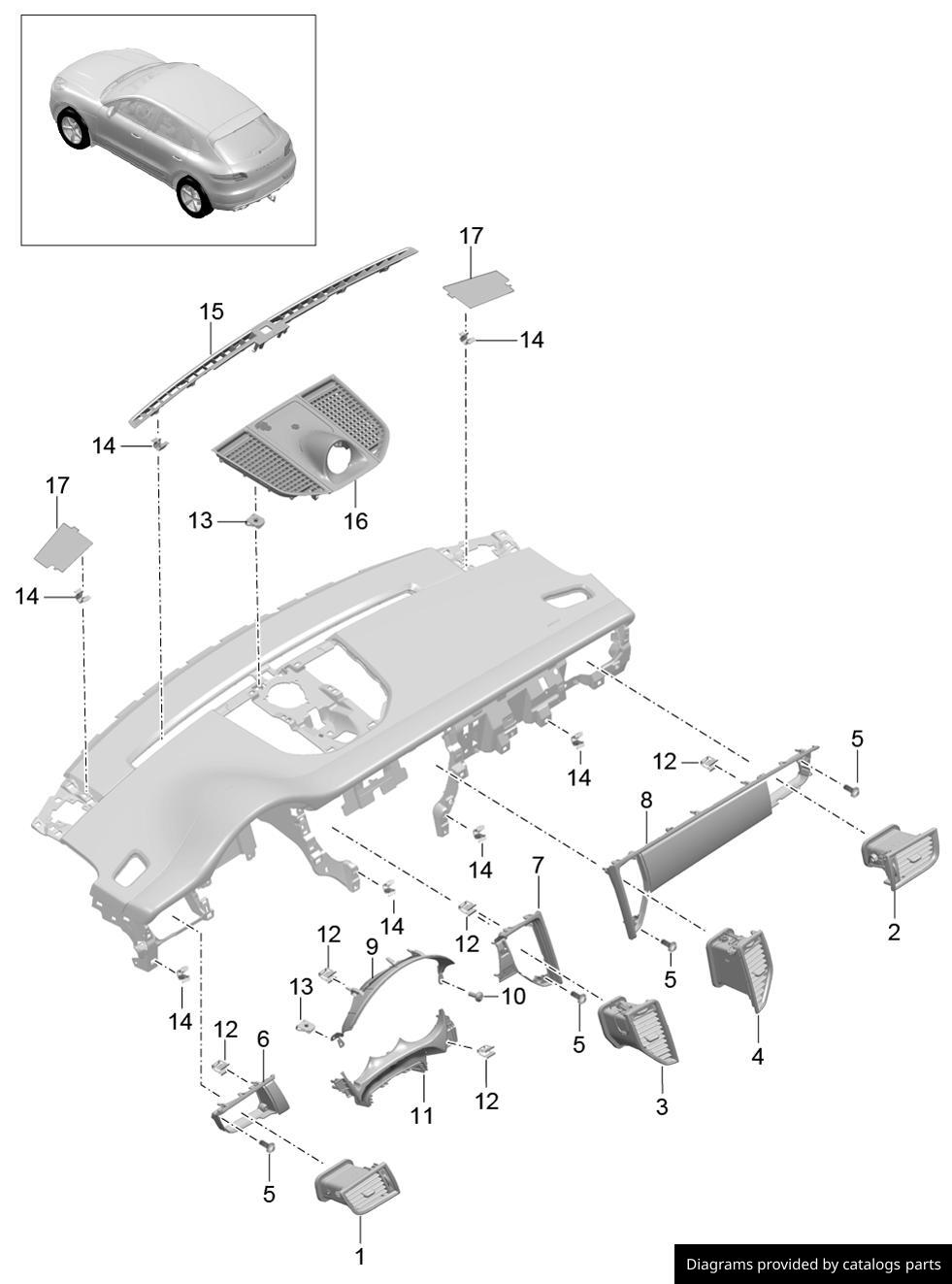 Car part diagram