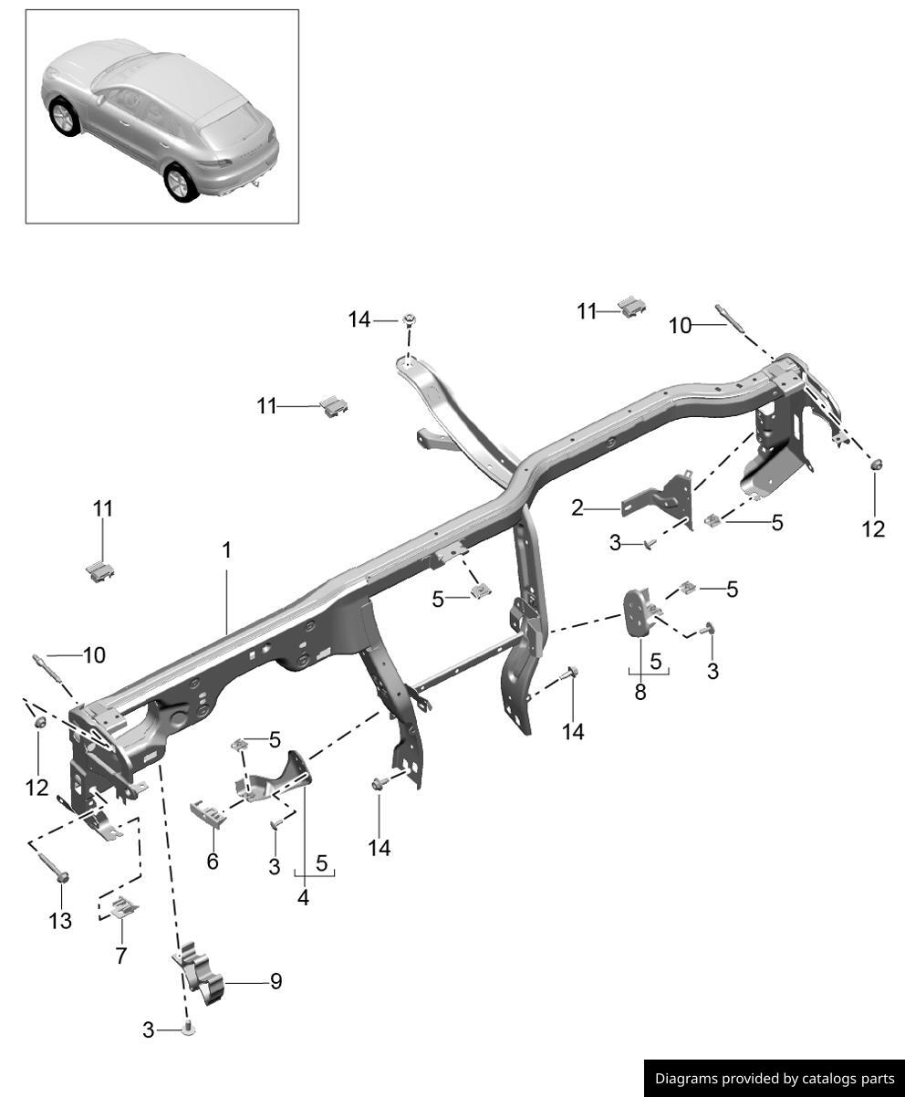 Car part diagram