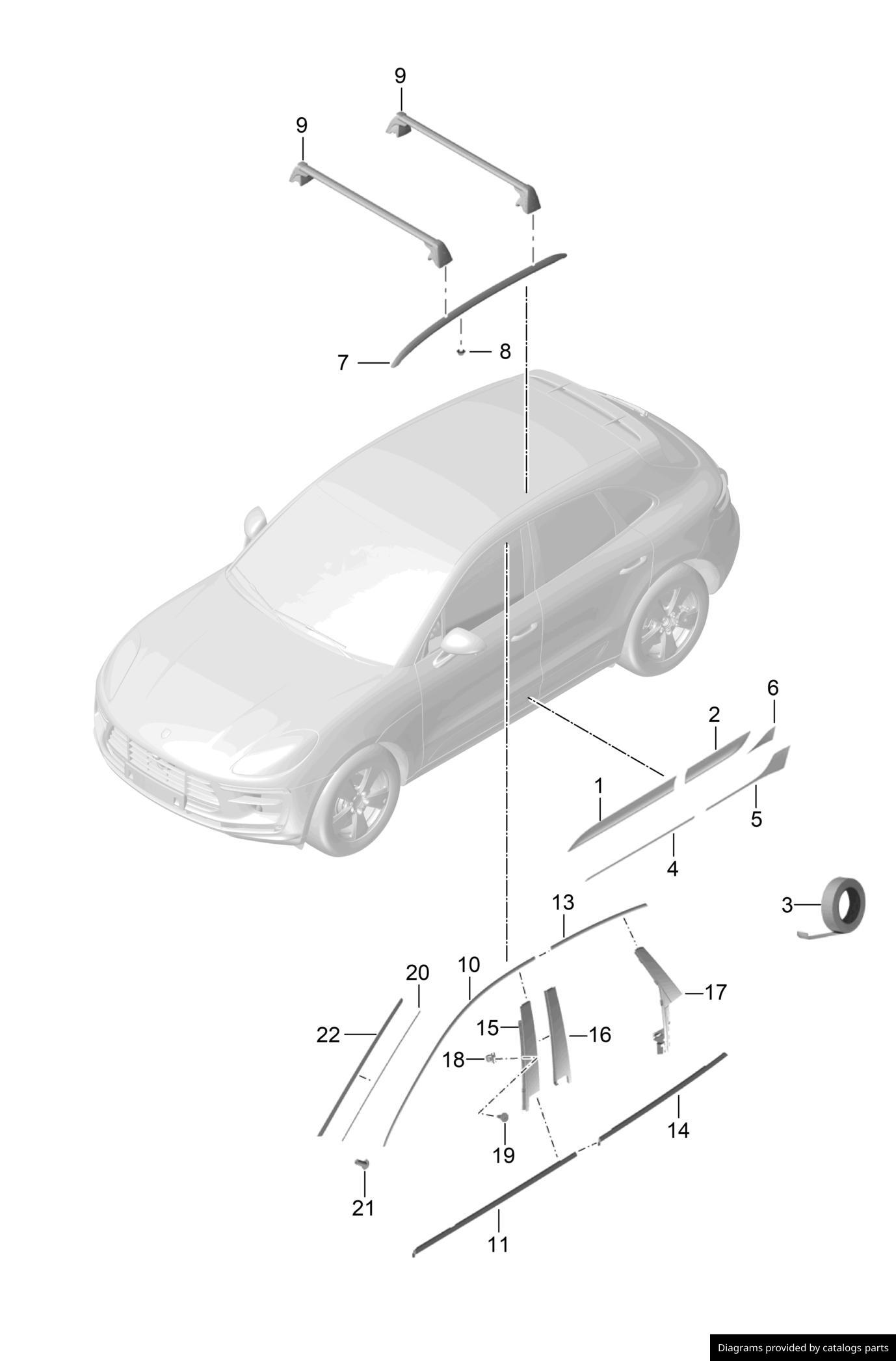 Car part diagram
