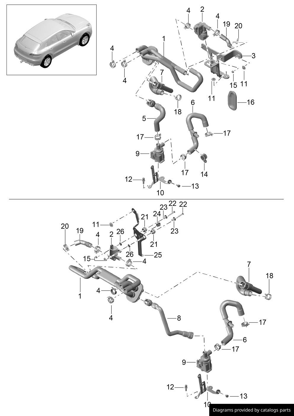 Car part diagram